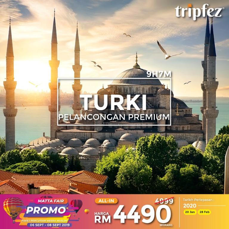 9d7n Turkey Promo Matta Fair Tripfez Travel On Carousell