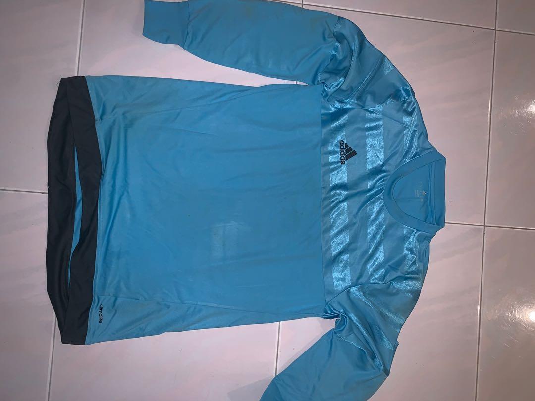 adidas blue goalkeeper jersey
