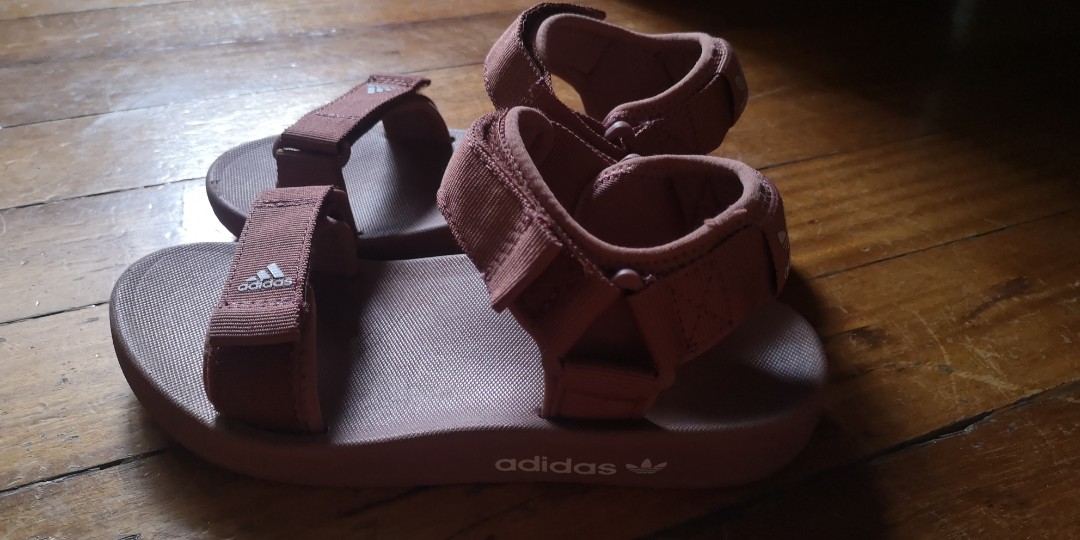 adidas rose gold sandals