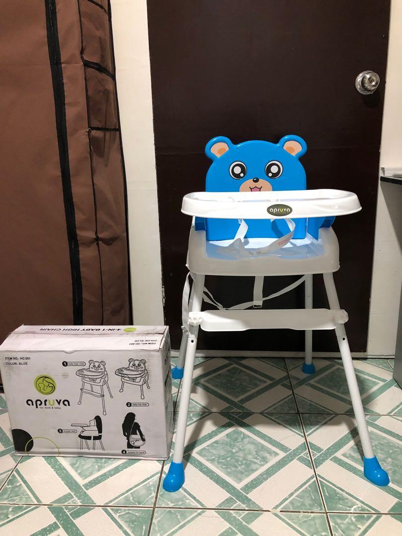 Apruva 4 in 1 high chair Babies Kids Nursing Feeding Baby