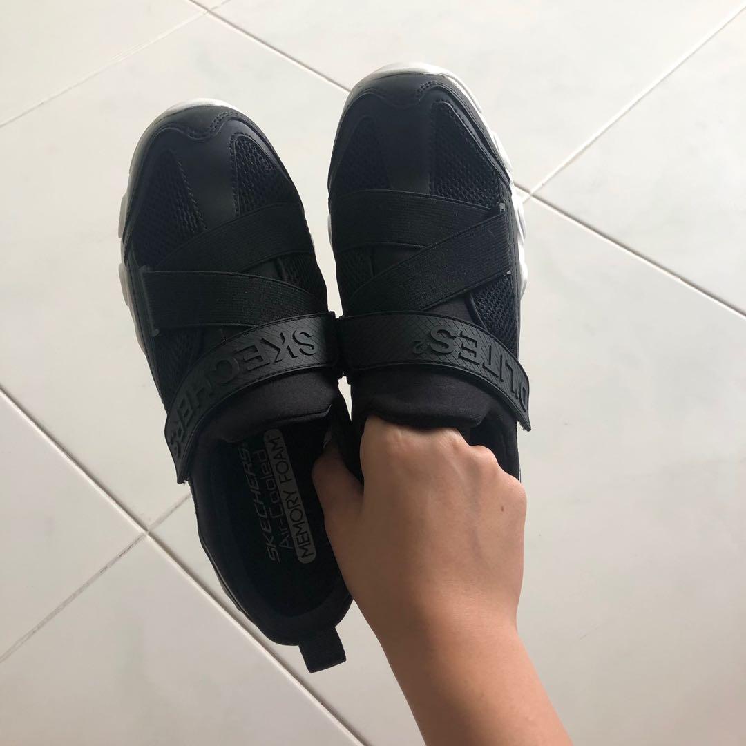 black shoes memory foam