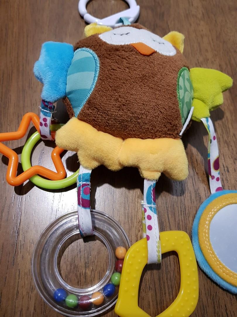 Baby stroller rattle soft toy, Babies & Kids, Infant Playtime on Carousell