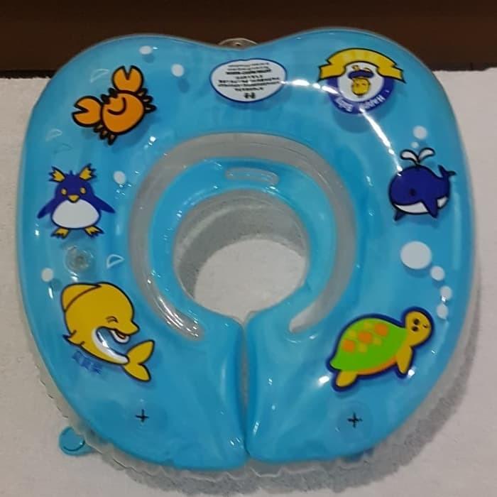 Ban Renang Leher Bayi Pelampung Bayi Neck Ring Blue Bayi Anak Lainnya Di Carousell
