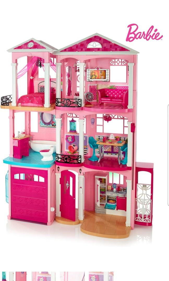 dollhouse and doll set