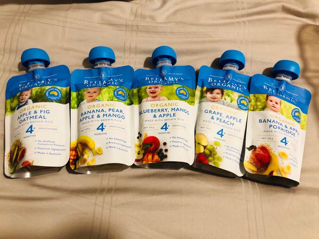 Bellamy's organic pouches shop