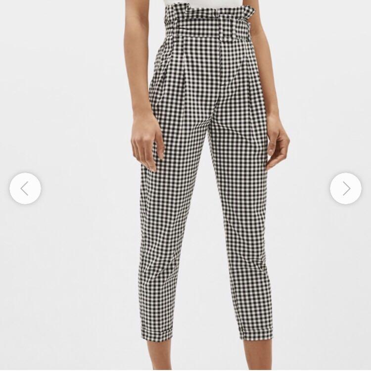 Check In High-Waisted Paperbag Trousers | Nasty Gal