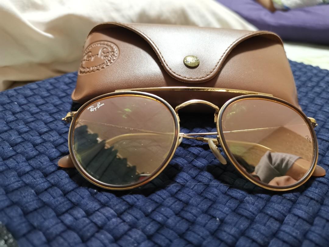 gradient mirror sunglasses