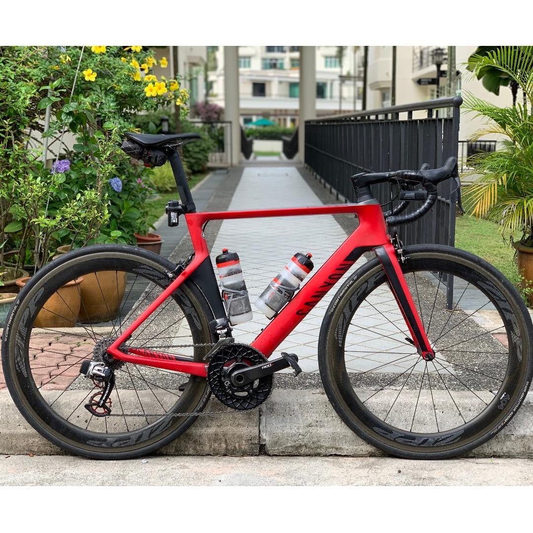 canyon aeroad cf slx red