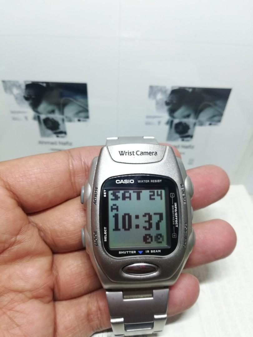 Casio wrist online camera