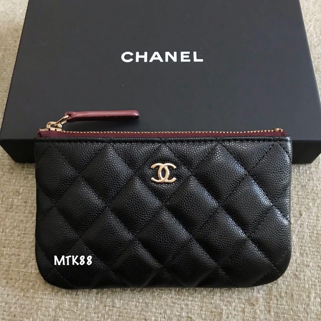 Chanel Classic Mini Pouch, Mini O Case Caviar (Black), Luxury, Bags &  Wallets on Carousell