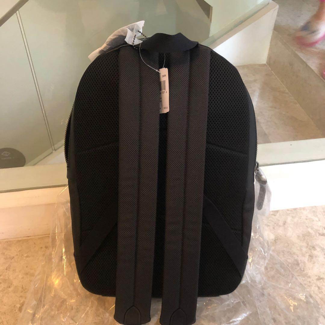 COACH F37610 MENS SLIM BACKPACK BLACK ANTIQUE