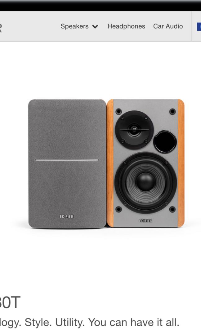 Edifier R1280T Powered Bookshelf speakers, Audio, Soundbars, Speakers