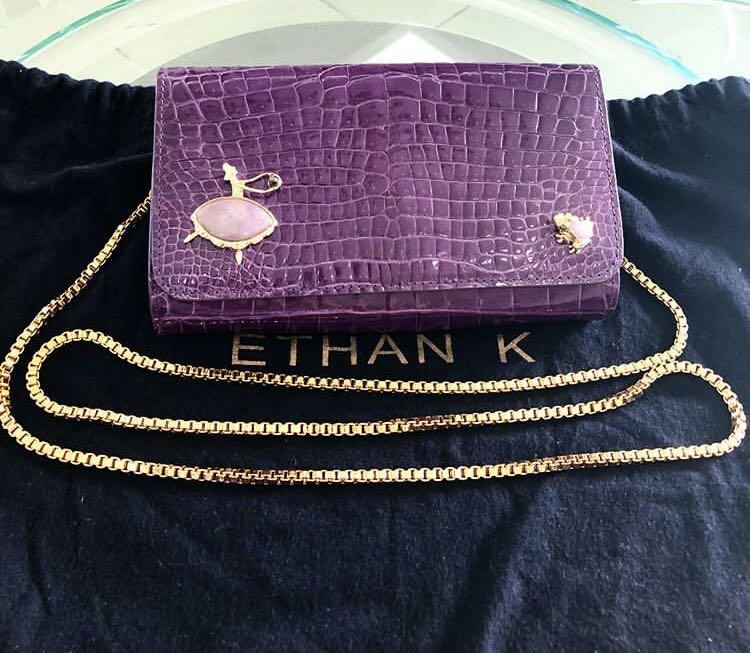 Ethan k crocs rapunzel clutch bag with 