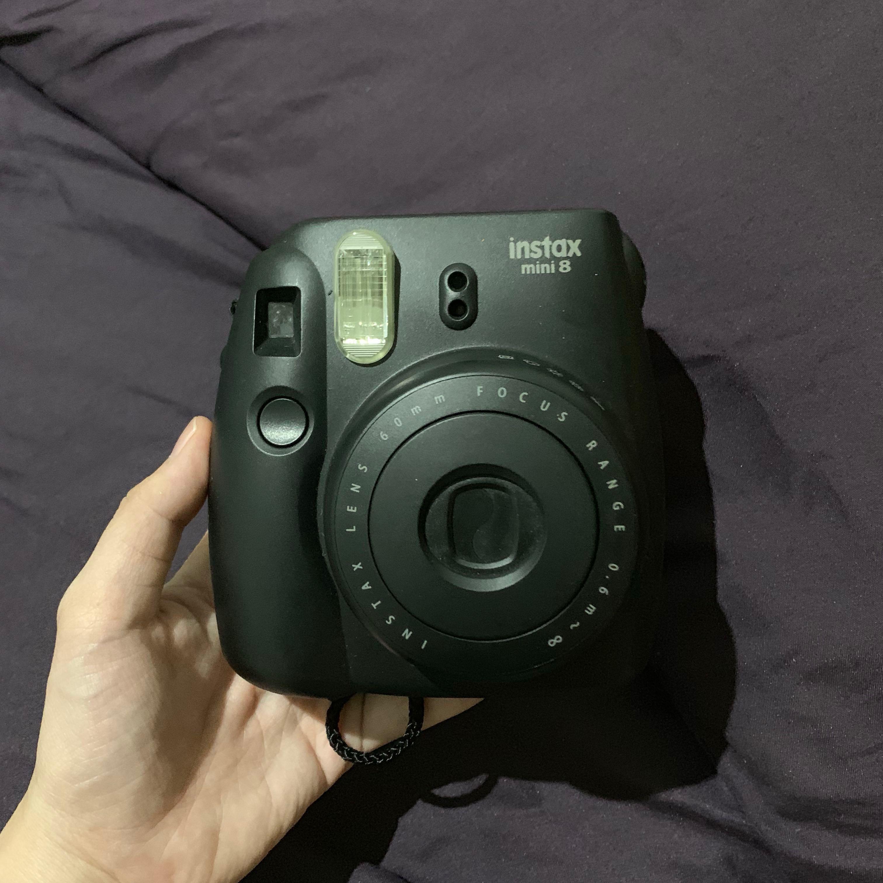 Fujifilm Instax Mini 8 Black Photography Cameras Others On Carousell