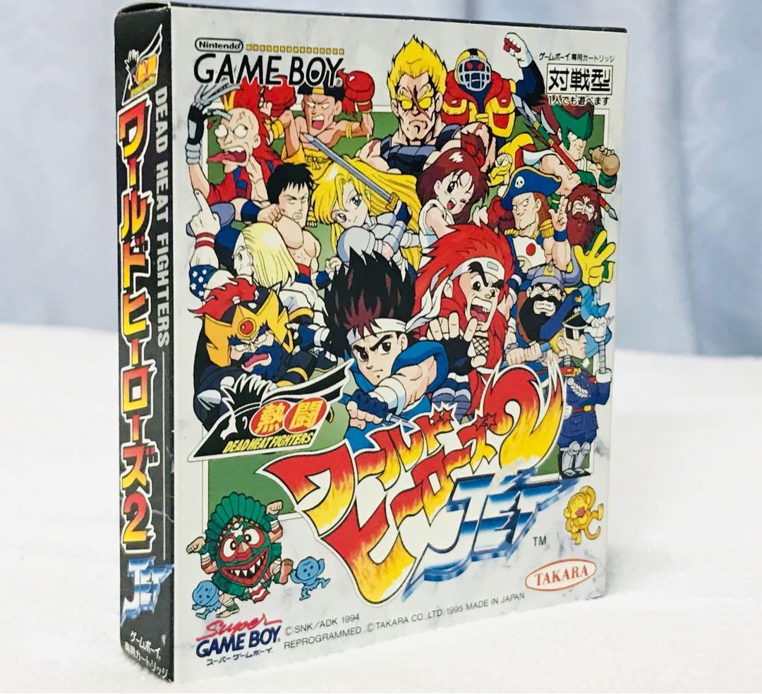 全新 Gameboy Gb Game World Heroes 2 Jet 熱闘世界英雄極新淨邊直 電子遊戲 遊戲機配件 遊戲禮物卡及帳戶 Carousell