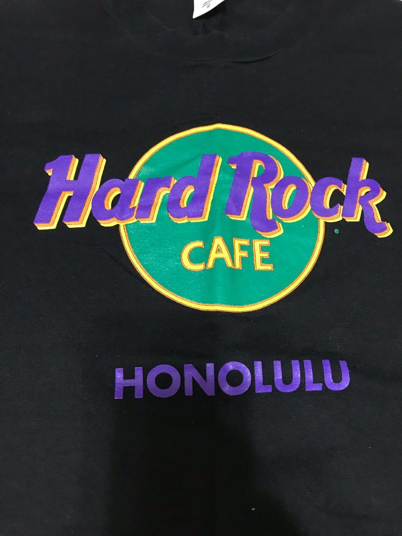 T-shirt Hard Rock Cafe Honolulu 1971 - Taille S (étiqueté M) - Noir - Occasion Très Bon état