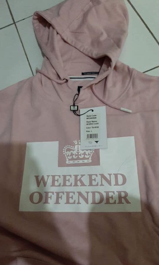 Hoodie weekend deals offender pink