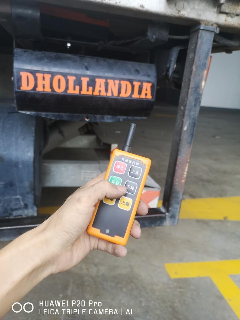 Lorry tailgate remote control installation, Car Accessories, Accessories on Carousell