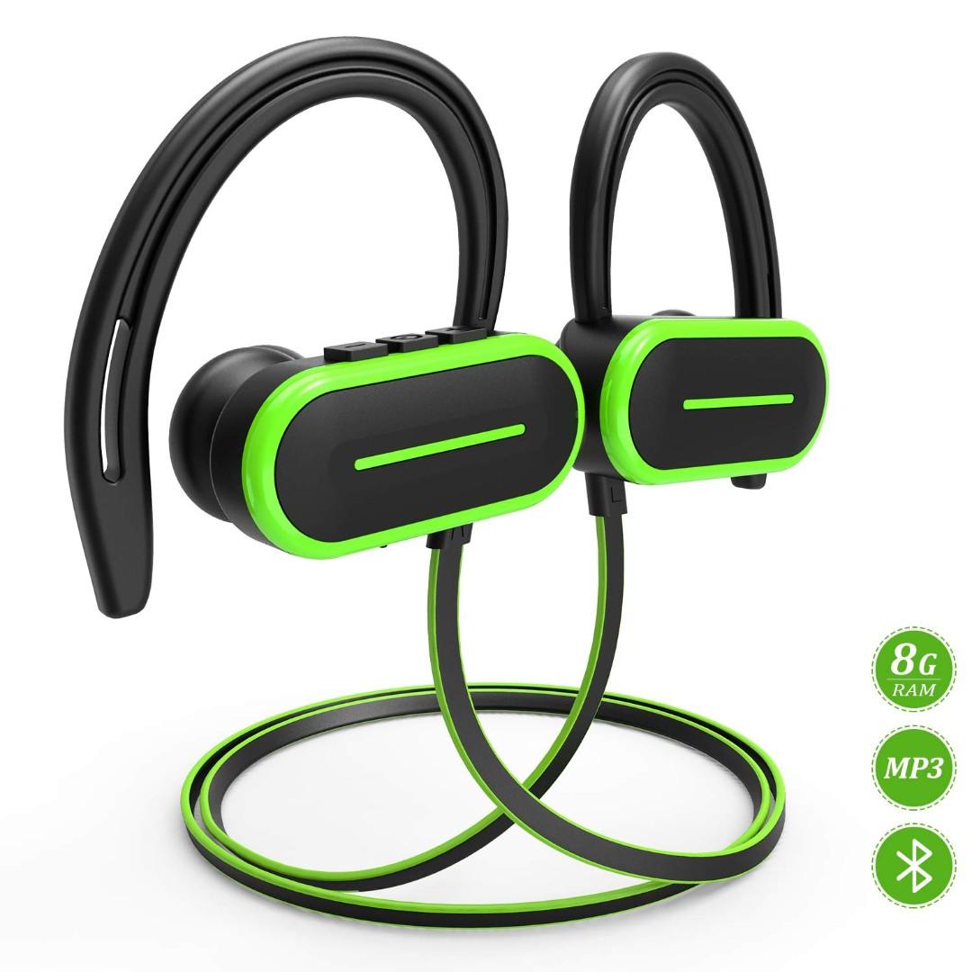 Item 348 HSPRO Wireless Sport Earbuds 8GB Built in Memory MP3