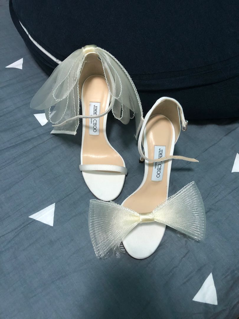 aveline bow ankle strap sandal