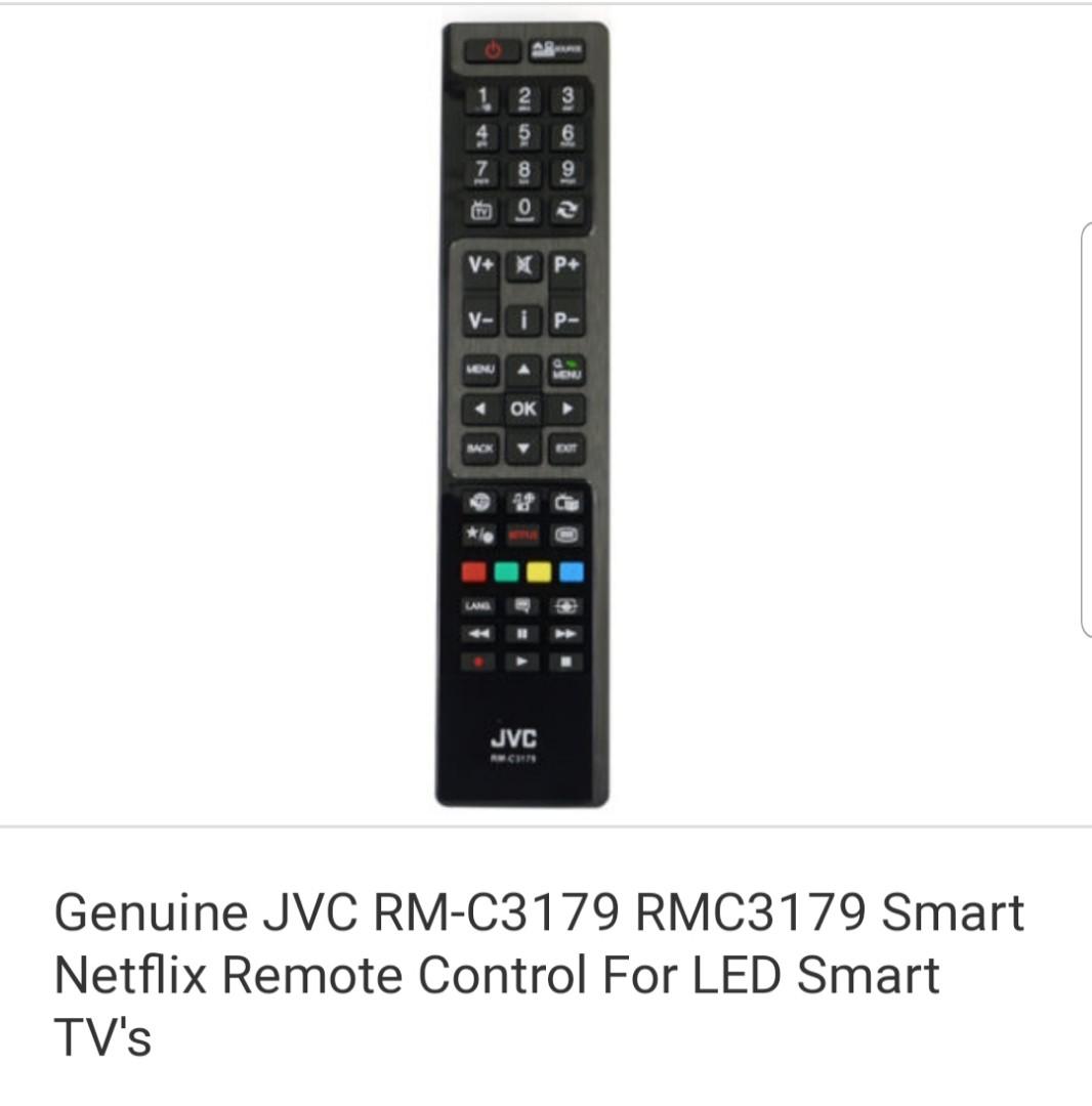 Jvc Tv Remote Home Appliances Tvs Entertainment Systems On