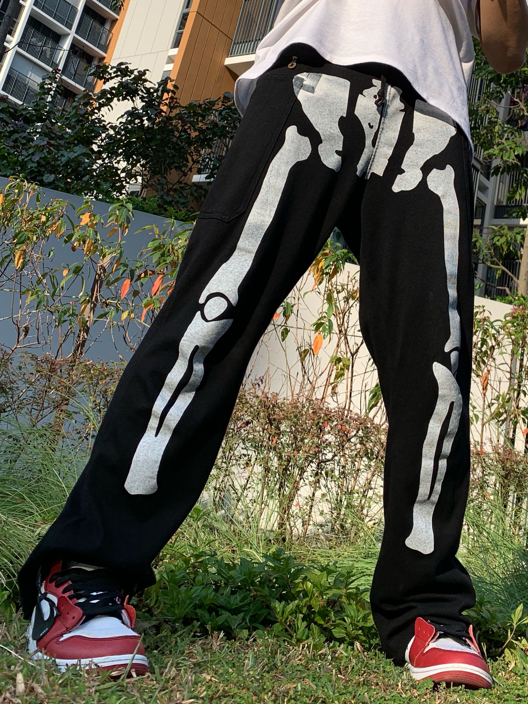 Skeleton sweatpants best sale