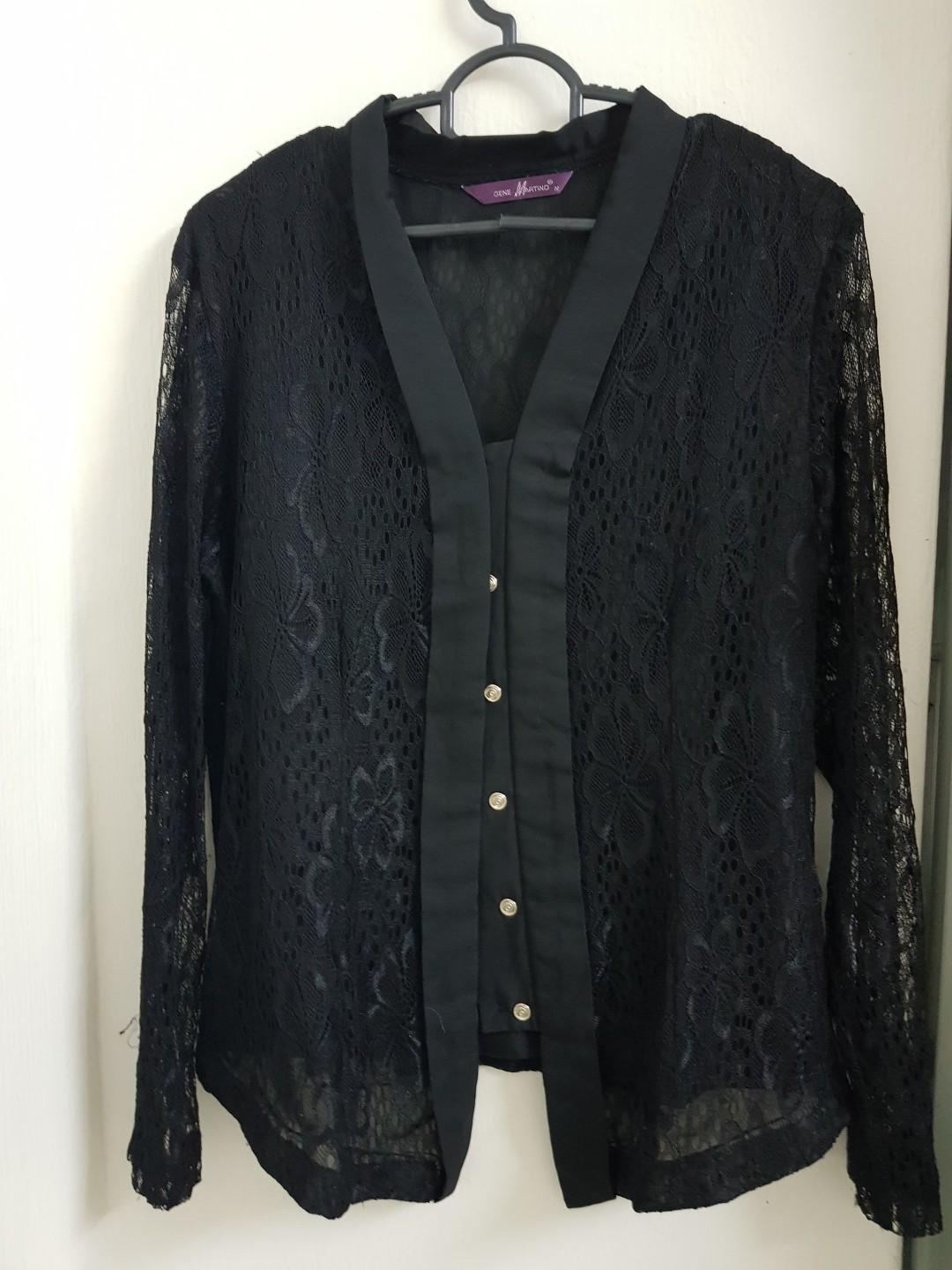 Kebaya Lace Gene Martino Women S Fashion Clothes Tops On Carousell