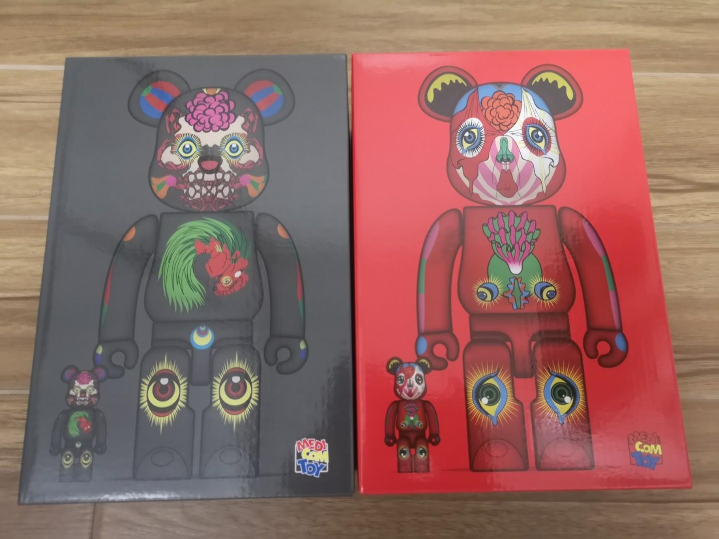 激レア】BE@RBRICK 田名網敬一 100％ & 400％ RED MEDICOMTOY