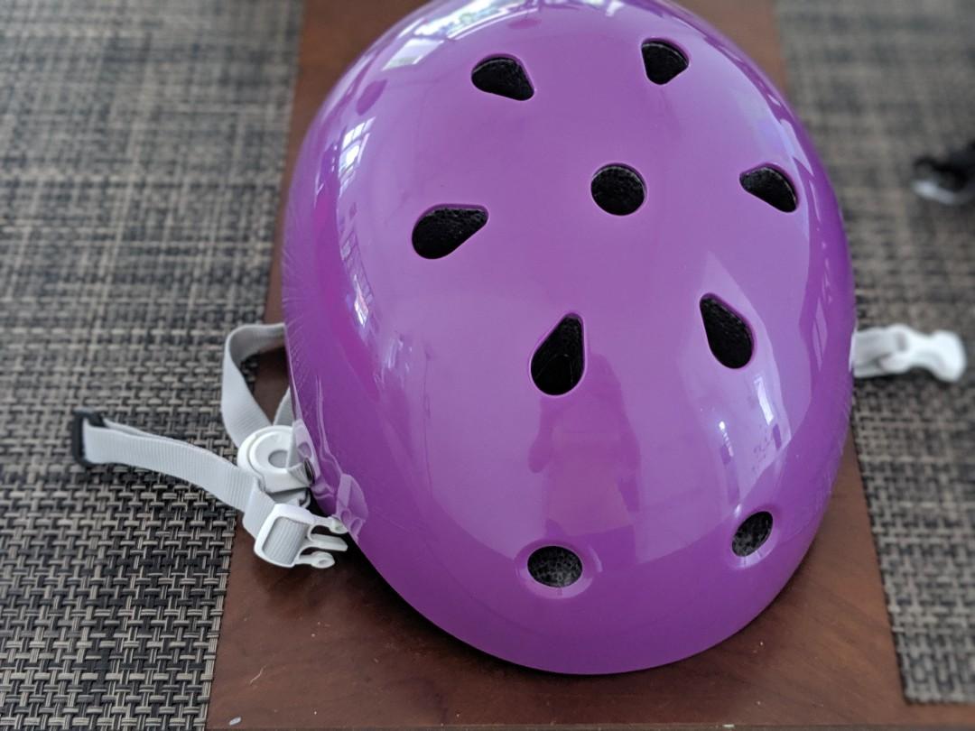 purple helmet kids