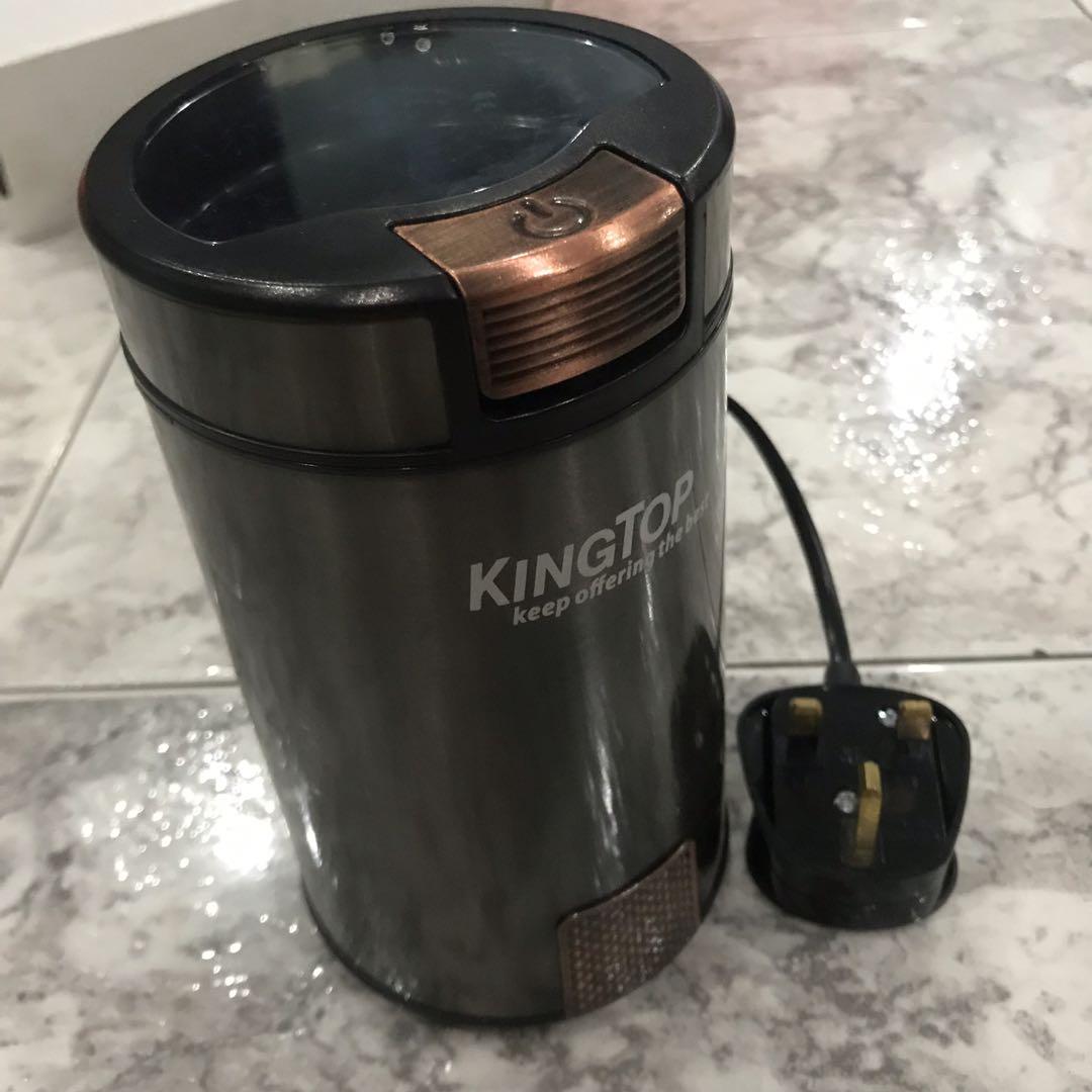 Kingtop Coffee Grinder Electric 0w Stainless Steel Blade Grinder For Coffee Bean Seed Nut Spice Herb Pepper Tv Home Appliances Kitchen Appliances Juicers Blenders Grinders On Carousell