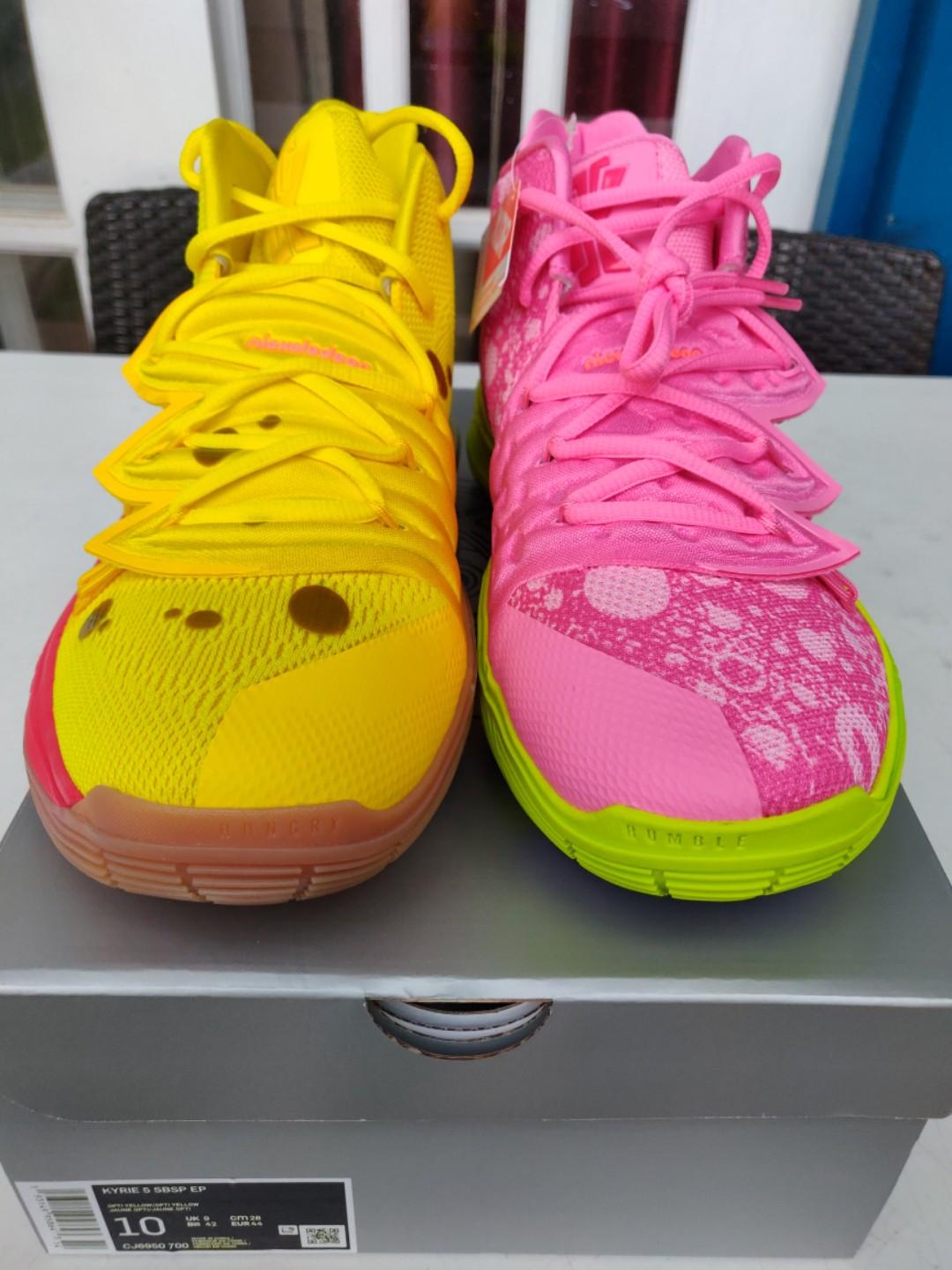 spongebob and patrick shoes