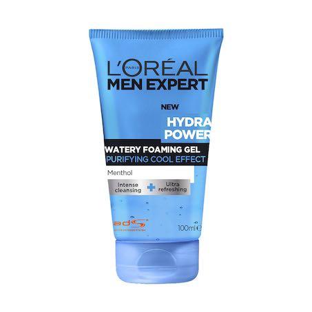 Loreal Paris Men Expert Watery Foaming Gel 100ml Health