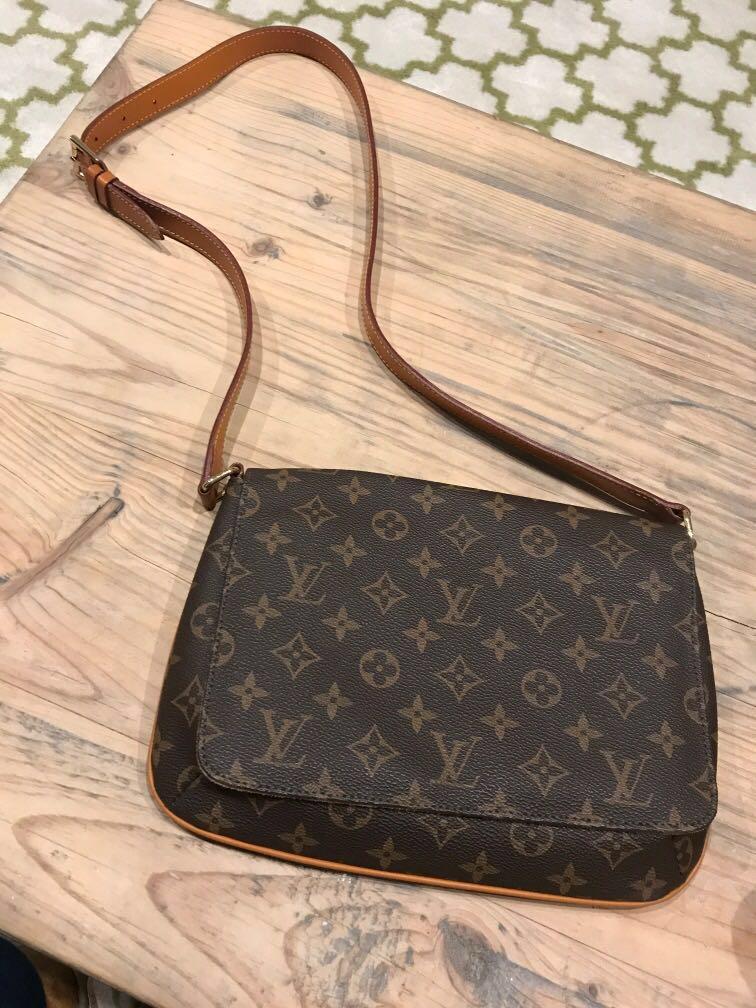Louis Vuitton monogram crossbody flap bag, Women's Fashion, Bags