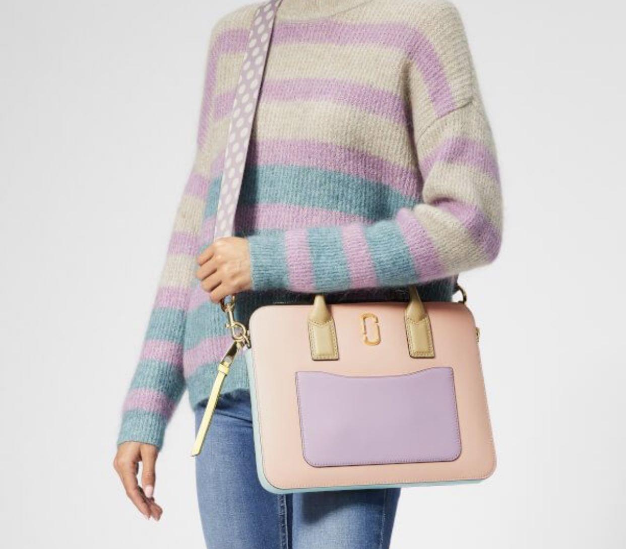 Marc Jacobs 13 inch Laptop bag Multi blush Women s Fashion Bags