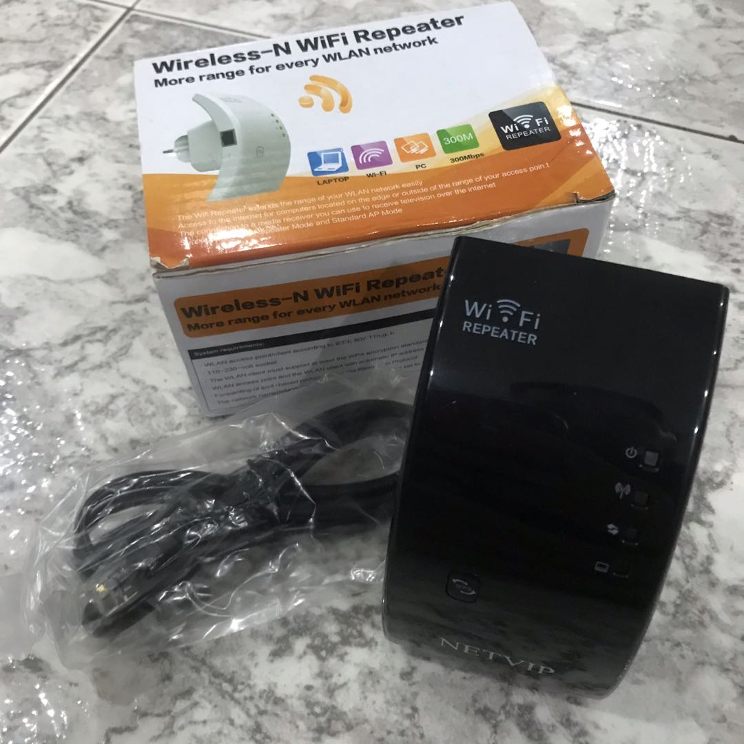 Electronics Repeaters Netvip N300 Professional Wi-Fi Amplifier High Gain Internet Superboost