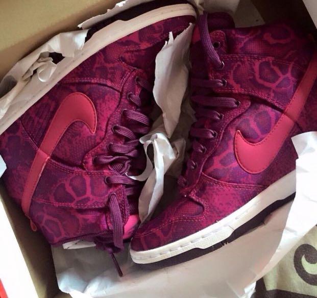 nike dunk sky hi purple