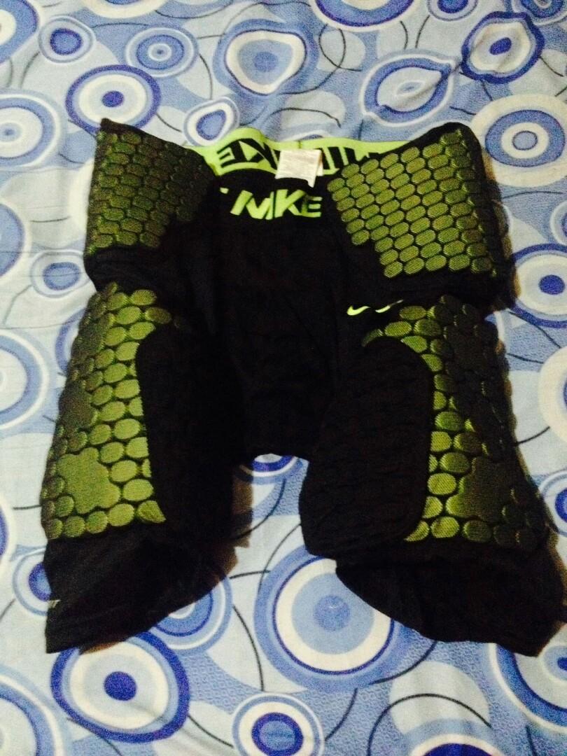 nike pro combat green