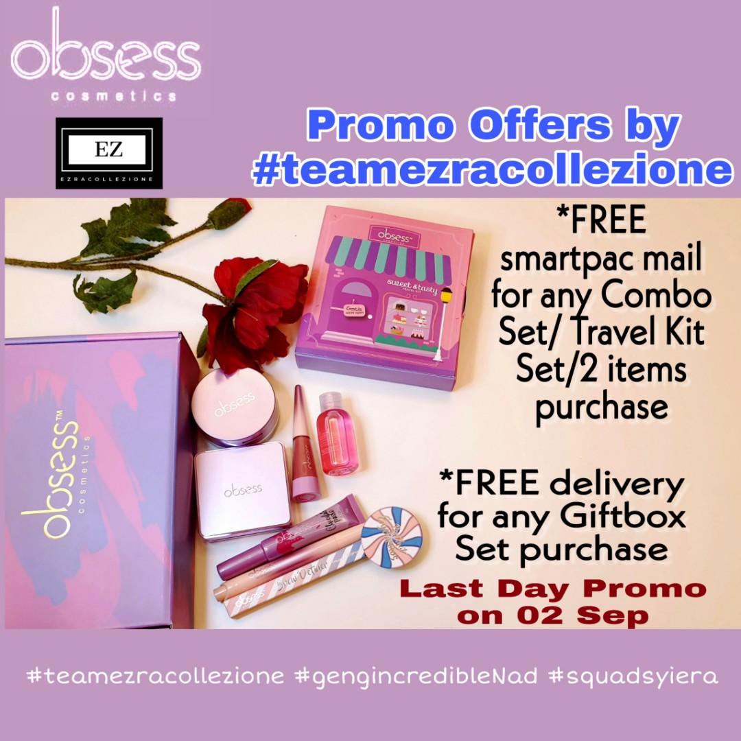 Obsess Cosmetics Shipping Promo Health - Makeup Delivery Obsess Cosmetics Shipping Promo Health - Makeup Delivery