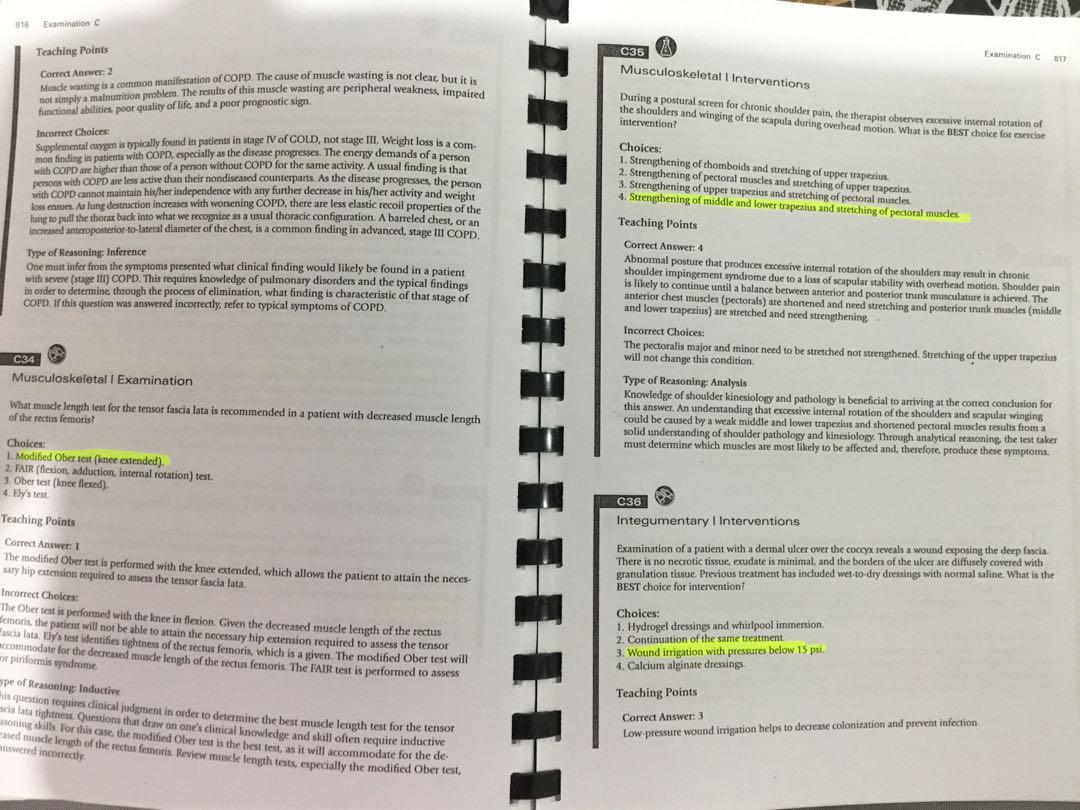 O’Sullivan & Siegelman 2017 20th Edition physical therapy boards/NPTE