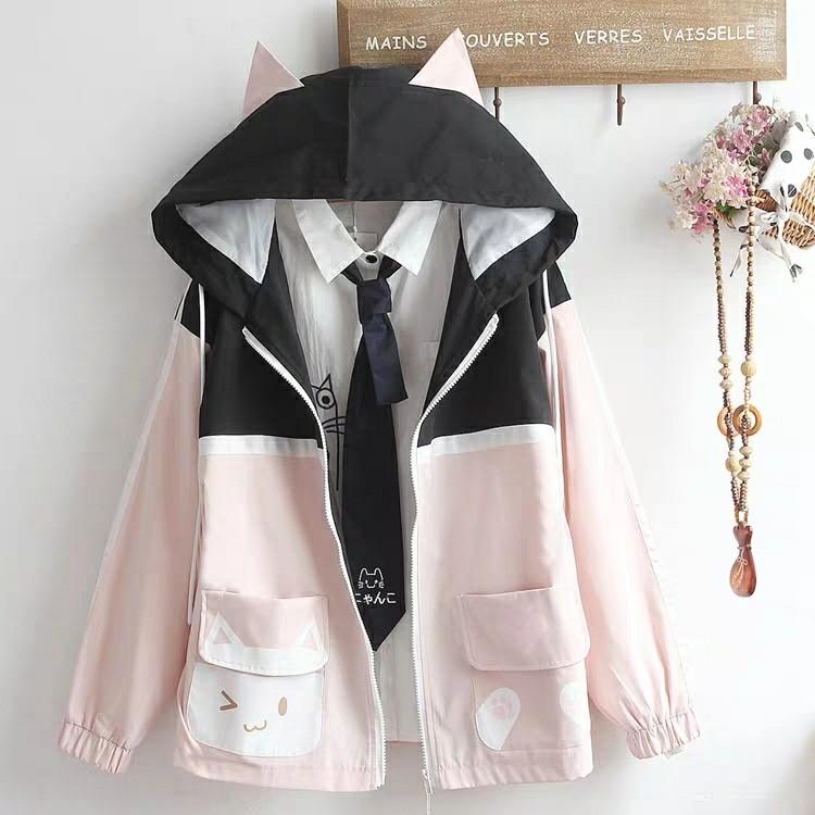 kawaii cat hoodie
