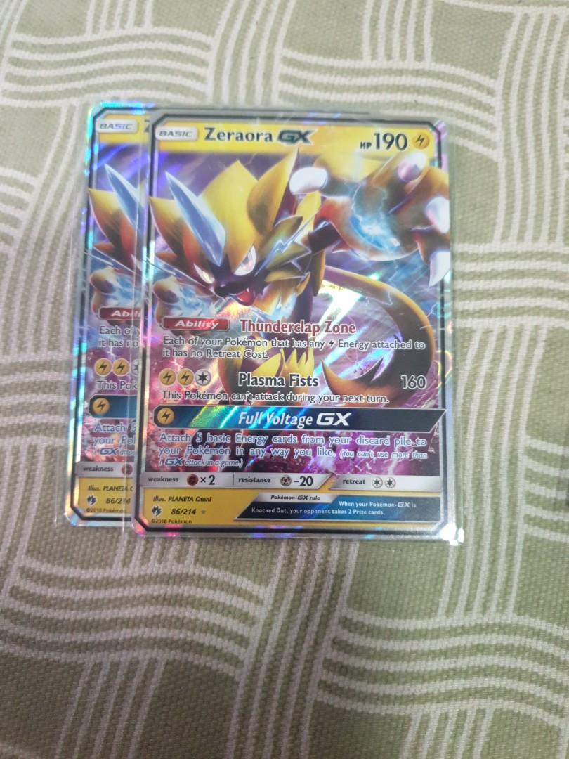 Pokemon Zeraora Gx Toys Games Board Games Cards On Carousell