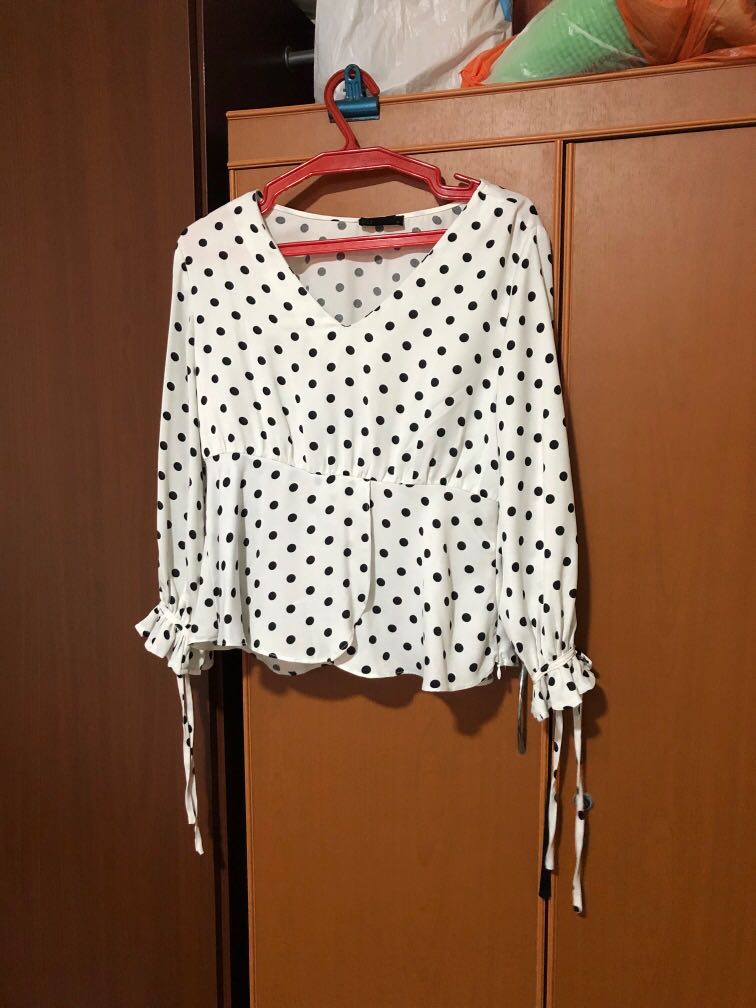 next polka dot top