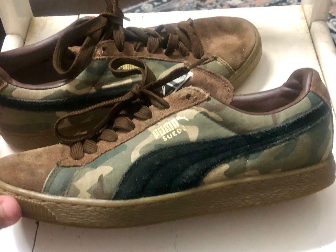Puma suede camo sales