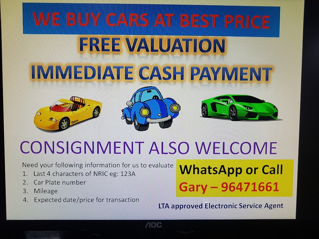 SELL YOUR USED CAR AT BEST PRICE!!!