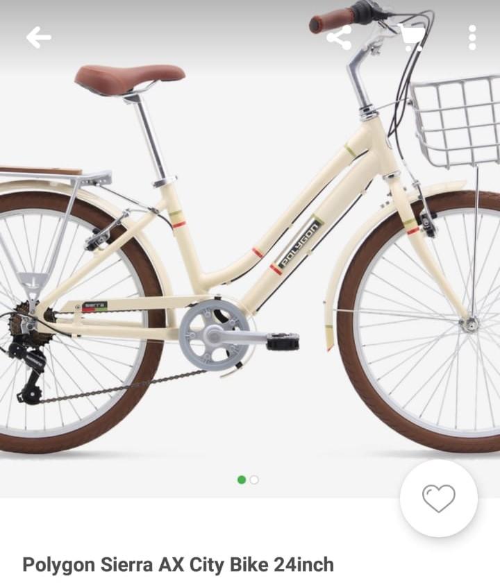 Polygon sierra ax 24 inch city bike top