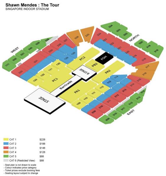 Shawn Mendes Concert Tickets, Hobbies & Toys, Memorabilia