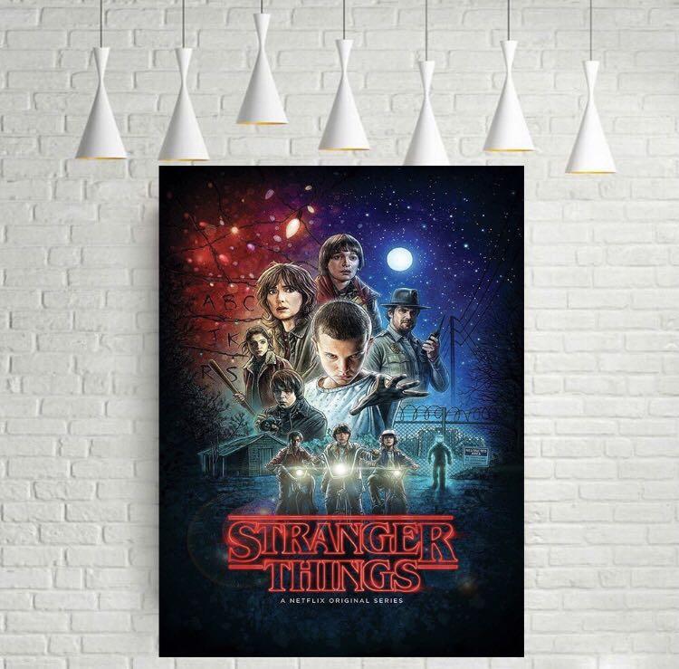 Stranger Things Poster 60 X 90 Cm Design Craft Art Prints On Carousell