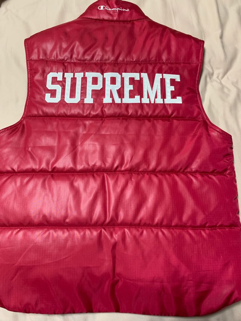 champion sleeveless jacket