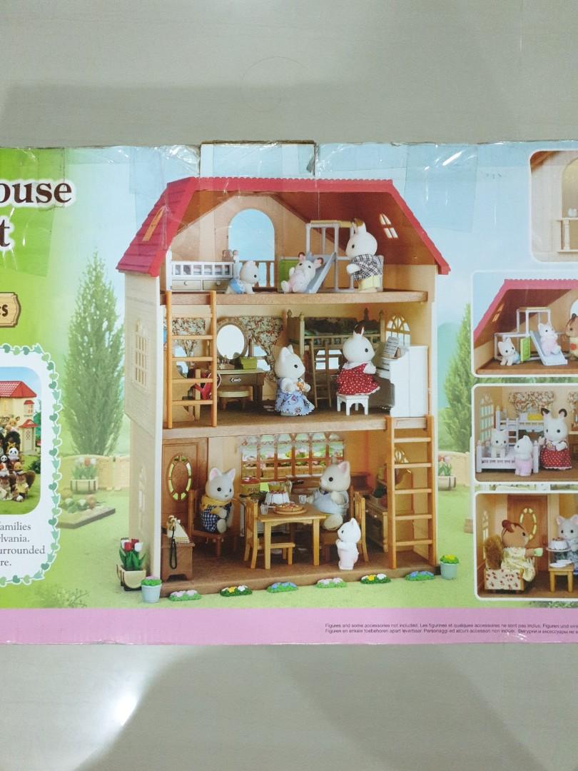 Sylvanian Families 3 Story House Gift Set Hobbies Toys Toys Games on Carousell