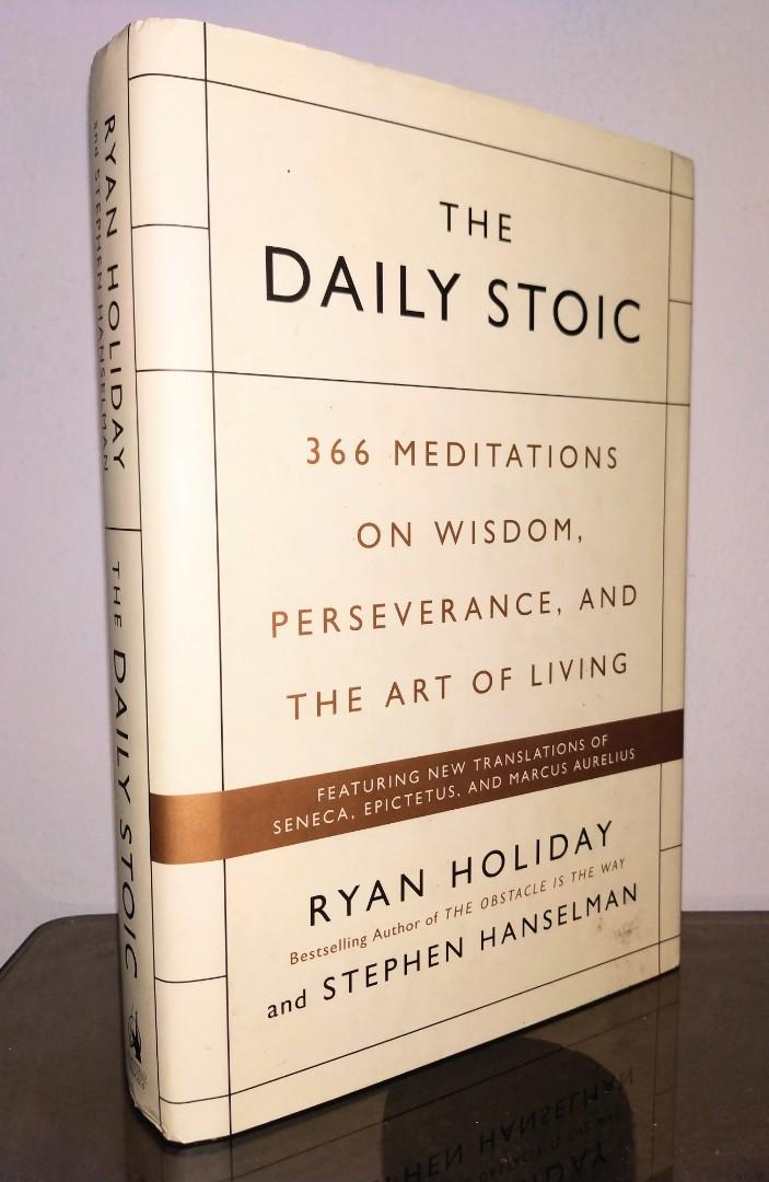 The Daily Stoic By Ryan Holiday Hardcover Books Books On Carousell